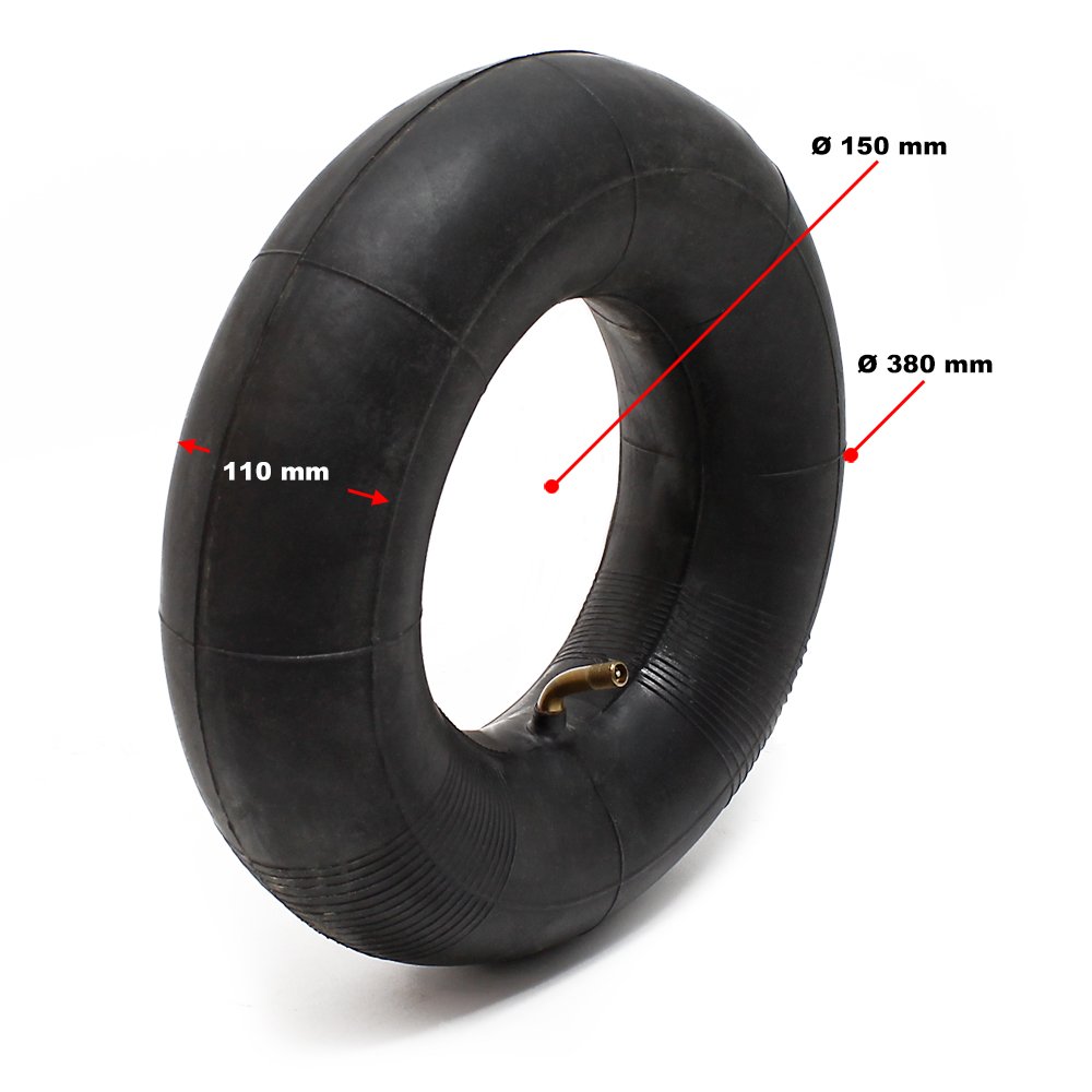 Set 2 Copertoni E 2 Camere D’aria Per Ruote Carriola 4.00 – 8 Valvola - Foto 8