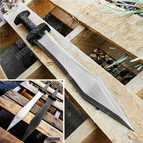 SWORD Actual Sword Roman Sword 24.5″ Gladius Sword Razor Sharp Edge Steel Sword Medieval Sword Quick Sword Grasp Sword Spartan Sword Knights Templar Sword Crusader Sword Knight Sword Viking Sword 50407