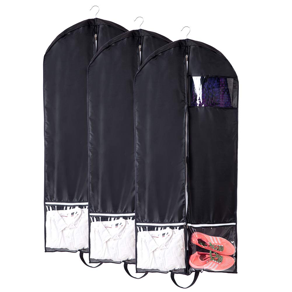 54travel Suit Bag Versatile Dance Costume Bag Foldable Full Zipper Garment Bag Dream Duffel Versatile Hanging Garment Bag With 2 Large Zipper