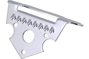 Bstinay Eight-string Metal Triangle Mandolin Tailpiece Parts for Electric Guitar Sliver