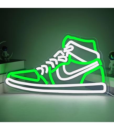 JianJung Sneaker Neon Sign Sports Shoe Neon Signs for Wall