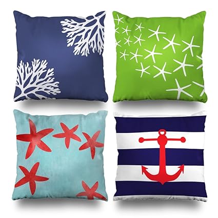 Amazon Com Soopat Decorative Pillows Case Cushion Cover 18 X 18