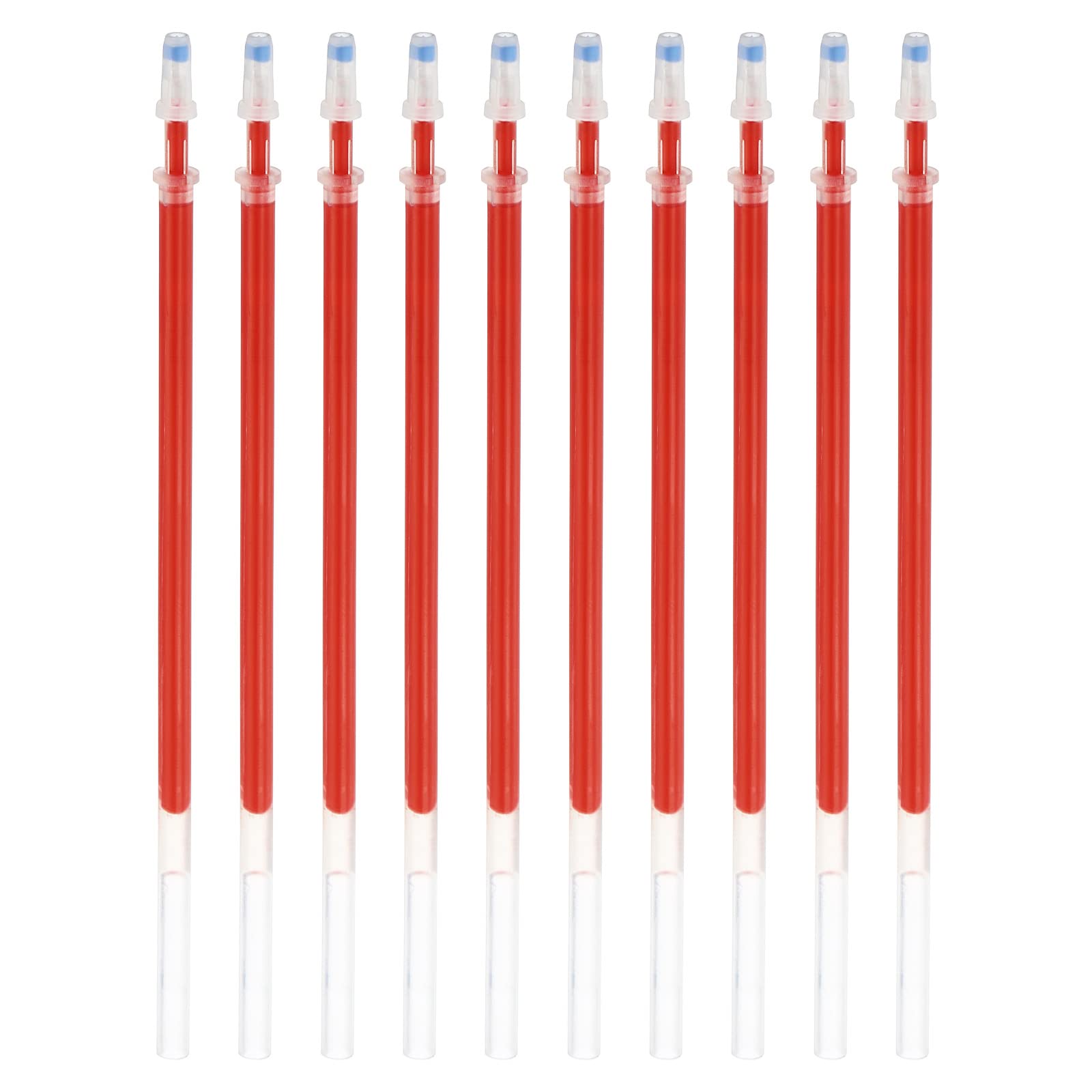 PATIKIL 0.5mm Ink Pen Refills Red, 50 Pcs Gel Pen Refills Ballpoint Pen Ink Fine Point for Pens Office Supplies, Red Ink