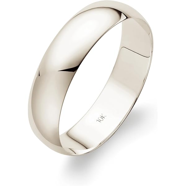 Bague De Mariage Simple En Or Jaune 14K - Largeur 8 Mm, Bord Milgrain, Taille 10 - Occasion En Excellent état
