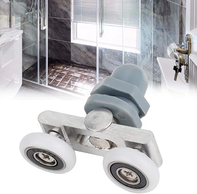 DEWIN 4 Pcs Shower Door Rollers 23mm Glass Sliding Track Wheels Replacement