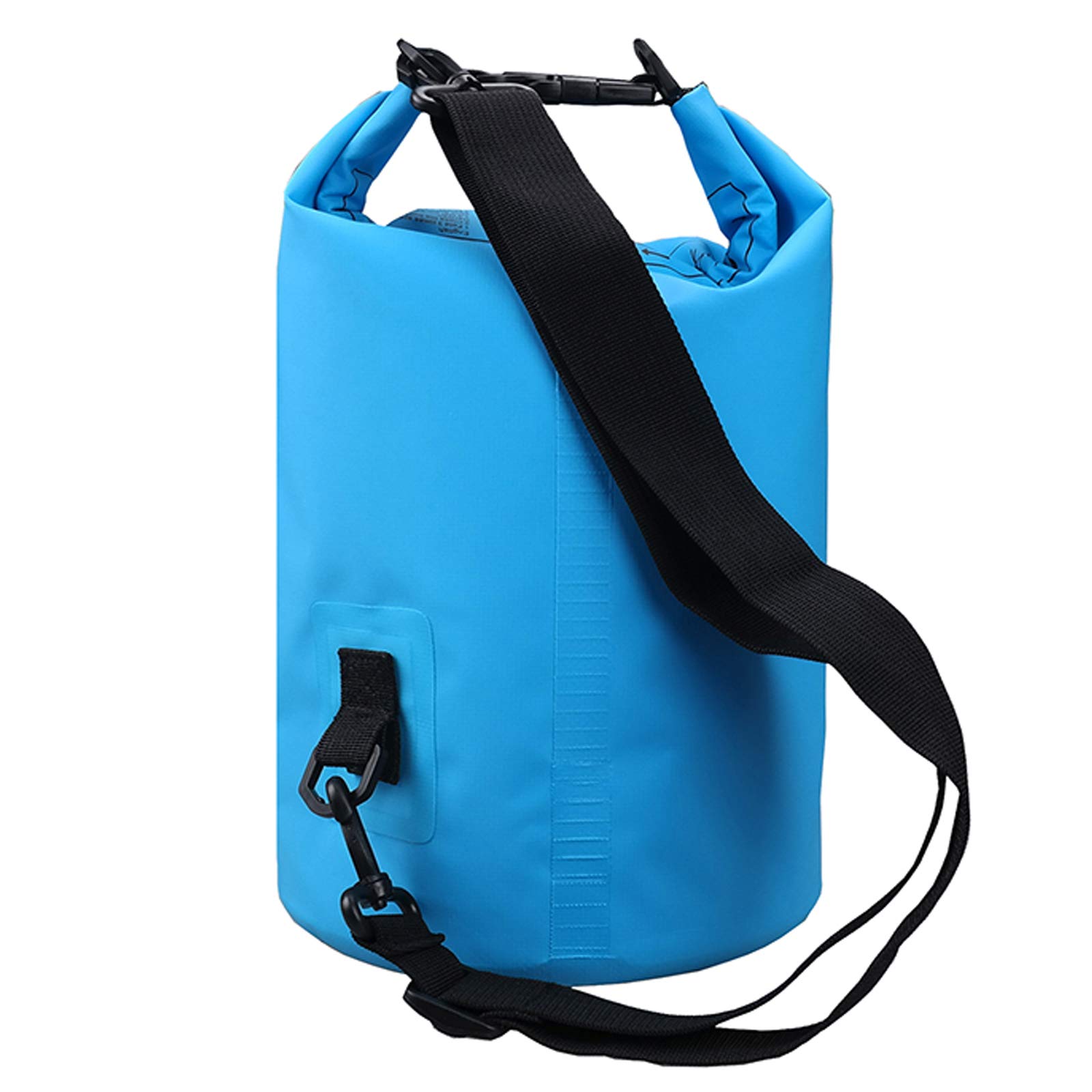 5L Light Blue 500D Tarpaulin Heavy-Duty PVC Water Proof Dry Bag Sack for Kayaking/Boating/Canoeing/Fishing/Rafting/Swimming/Camping/Snowboarding