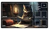EDGFRTOIO Playmat with Zones for MTG Card Game