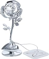 Crystocraft Special Nan Flower Ornament with Swarovski Crystal Elements view 2