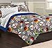 My Room Soccer Fever Teen Bedding Comforter Set, Gray, Twin