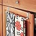 mDesign Over-the-Cabinet Kitchen Dish Towel Bar Holder - 14