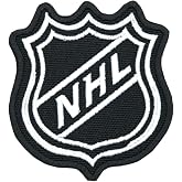 NHL Official National Hockey League Shield Logo Patch, Black