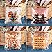 Whaline 400 Pieces Valentine Cellophane Bags Love Heart Printed Cookie Treat Bag Red Pink Heart Self-Adhesive Candy Packing Clear Plastic Gifts Goodies Party Favor, 4 Style