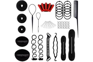 Hair Styling Set - DIY Hair Accessories Kit with Magic Fast Spiral Hair Braid & Braiding Tool