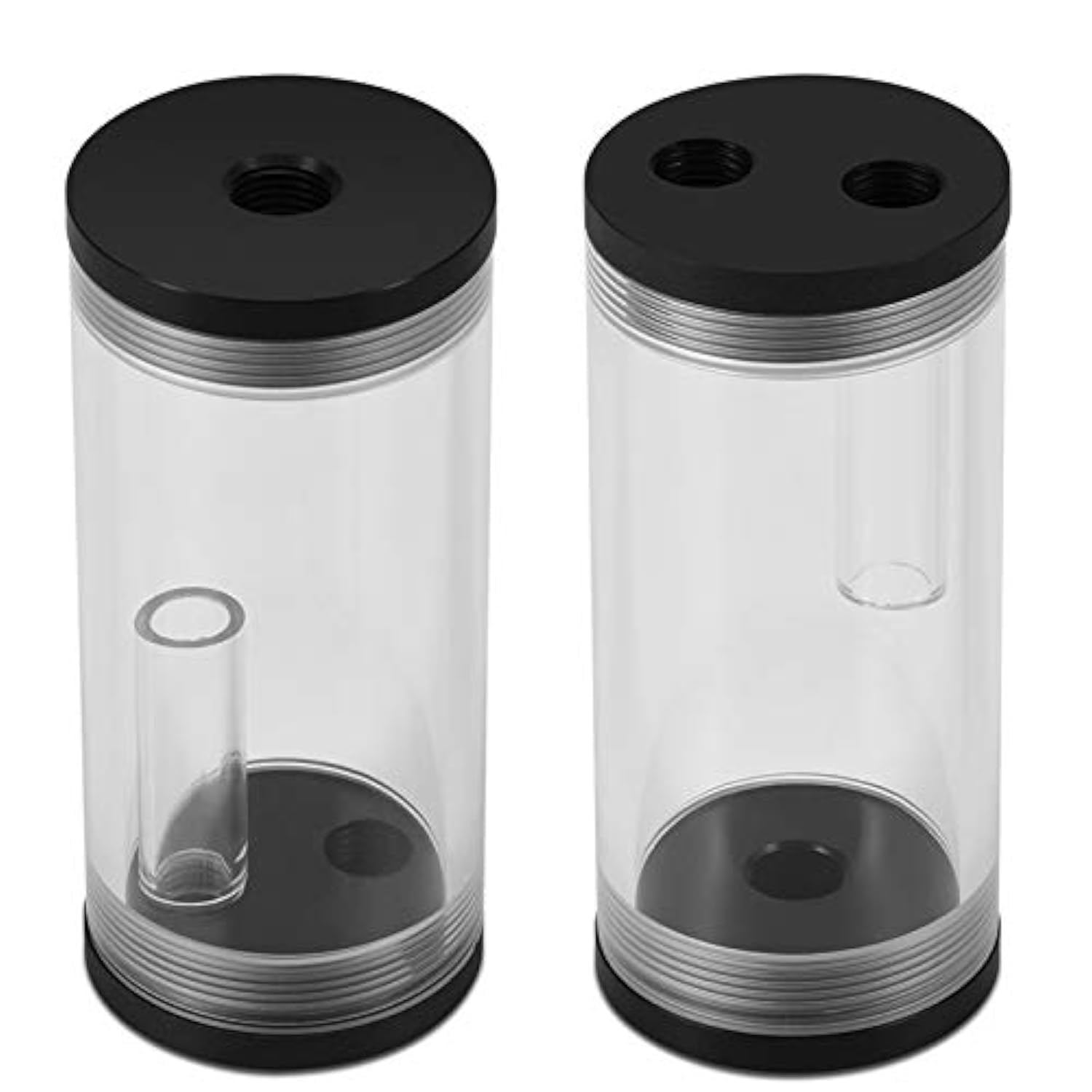 Goshyda Cylinder Water Reservoir, POM + PMMA Material, PC Computer Liquid Water Cooling Ra/diator Acrylic Cylinder Water Reservoir Tank Kit for Heat Reducing, Maintain the Proper Temperature