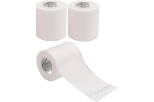 HEALQU Silk Like Medical Tape - Durable Cloth Medical Tape - 2in x 10yd, 3 Rolls - Surgical Tape Woven for Strongly Holding Large Dressings, Securing Splints, and Ideal for Long-Term Care