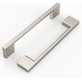 9BUILD 10 Pack Brushed Satin Nickel Cabinet Pulls 5 Inch Cabinets Handles Kitchen Cabinet Hardware Handle for Nickel Dresser 