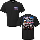 CHECKERED FLAG SPORTS Dale Earnhardt Sr #3 GM Goodwrench Car 2 Sided Daytona 500 Anniversary Adult Nascar Black Shirt