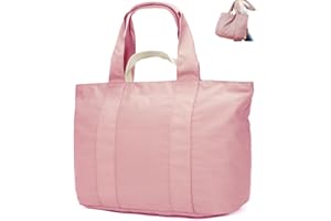 Bagelite 27'' 60L Large Canvas Tote Bag, Extra Large Tote Bag for Women, Oversized Tote Bag, Overnight Bags for Women Travel