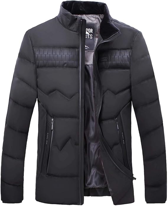 Amazon Tasahaya ダウンコート ダウンジャケット メンズ 白ダウン コート ビジネスコート ブルゾン 保温ジャケット 防寒着 立ち襟 保温 軽量 通勤 コート ジャケット 通販