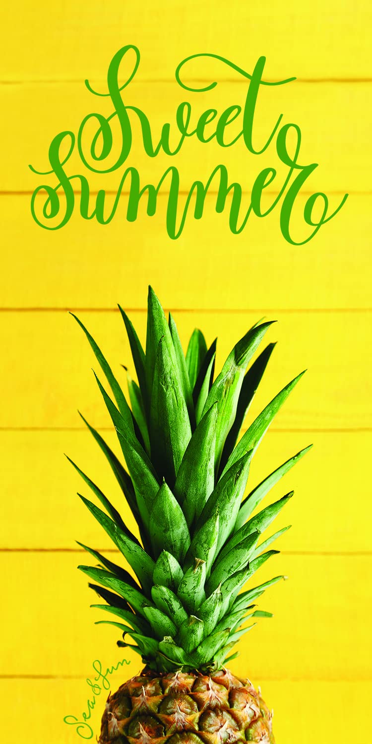 Miracle Home. Pineapple Microfibre Towel, 100% Polyester, 95 x 195 cm. 11805 — image 1