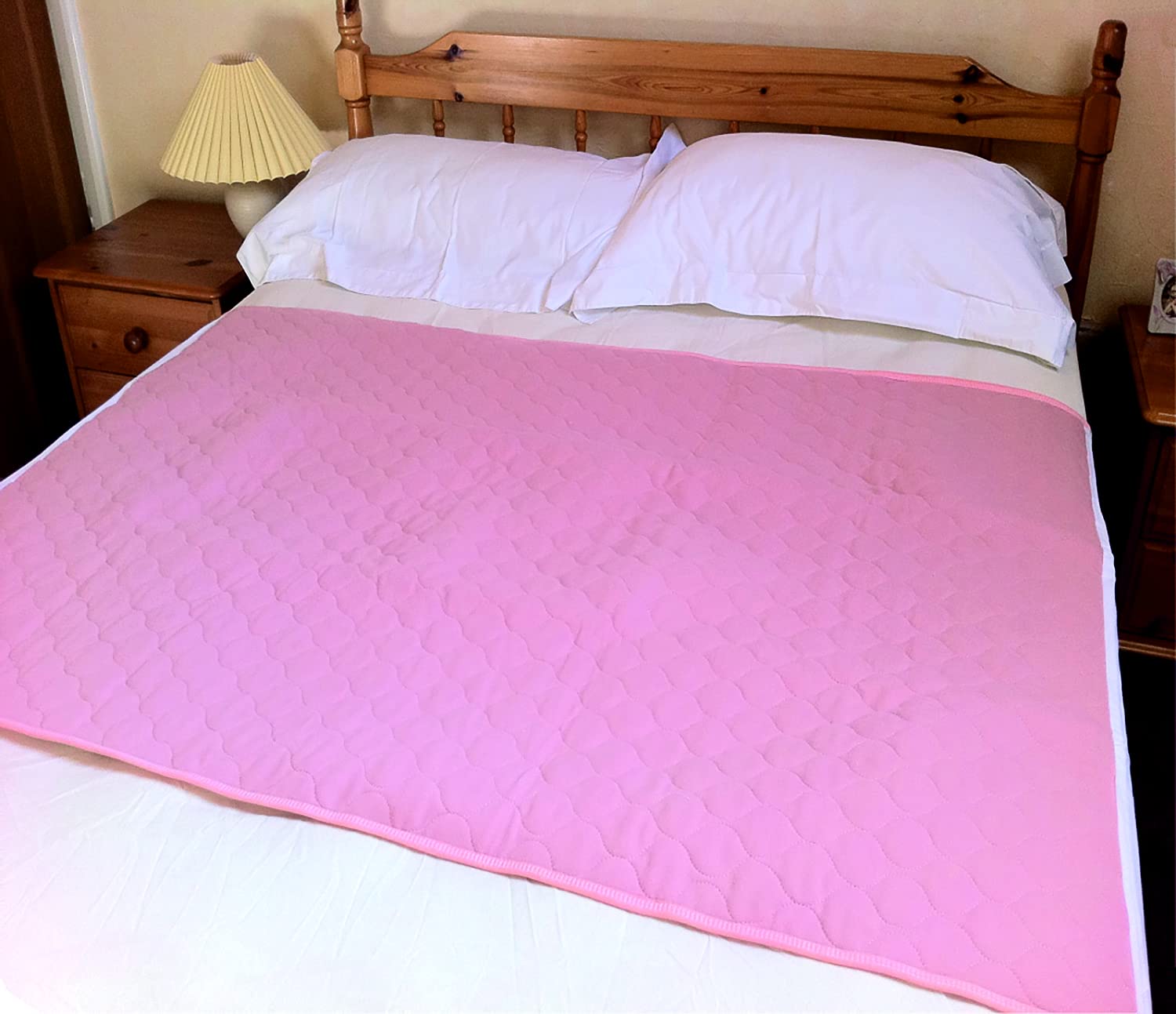 Kozee Komforts Washable Incontinence Sheets with Tucks - Bed Protectors for Maximum Absorbency and Protection - Large Incontinence Bed Pads with One-Way Barrier - 4 Litre Capacity - 55" x 36"