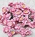RATREE SHOP 50 Pcs Cherry Blossom Pink Mulberry Paper Flower 25 mm Scrapbooking Wedding Doll House Supplies Card Project, Products From Thailand.