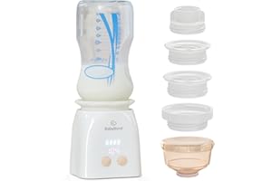 BabyBond Portable Bottle Warmer, Baby Bottle Warmer for Travel Compatible with Most Bottles Rechargeable Travel Bottle Warmer Cordless for Baby Milk Breastmilk with Precise Temperature Control (Pink)