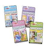 Melissa & Doug On The Go Water Wow! 4-Pack (The Original Reusable Water-Reveal Coloring Books - Pets, Colors, Fairy Tale, Makeup -Great Gift for Girls and Boys - Best for 3, 4, 5, 6, and 7 Year Olds)