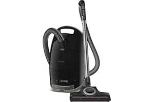 Miele New Guard M1 Cat & Dog Bagged Canister Vacuum for Pet Owners with Odor-Reducing Active AirClean Filter, TurboTeQ Floorhead, and AllTeQ Universal Floorhead, in Obsidian Black/Space Grey