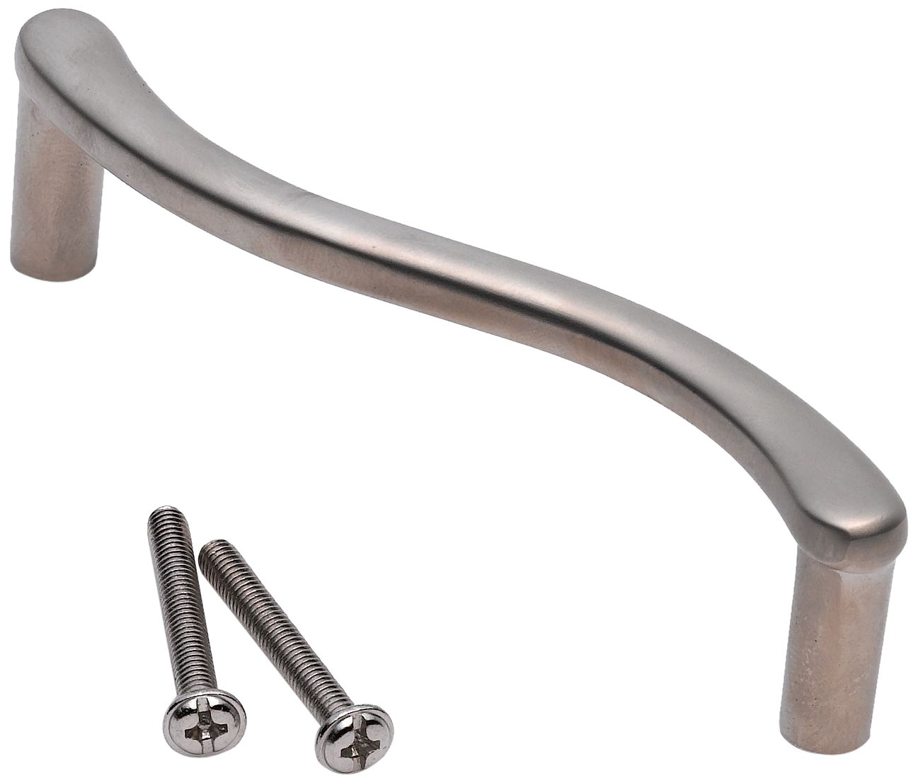 Merriway® BH01023 (20 Pcs) Matt Nickel S Style Pull Handle, 96 mm - Pack of 20 Pieces