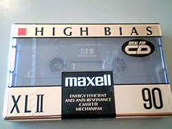 Maxwell XLII90 High Bias one cassette, 90 minutes