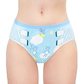 Littleforbig Women's Silky Soft Underwear Hipster Briefs Babydoll Little Dreamers 'Oopsie' Potty Pants