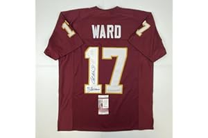 HOFSM.COM HALL OF FAME SPORTS MEMORABILIA Autographed/Signed Charlie Ward 93 Heisman Florida State FSU Maroon College Football Jersey JSA COA