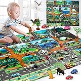 lazinem Kids Map Taffic Animal Play Mat Baby Road Carpet Home Decor Educational Toy Baby Gyms & Playmats