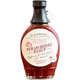Strawberry Syrup 3 Ingredients - Blackberry Patch 8 oz Bottle &ndash; Oprahs Favorite Things 2014, Small Batch &amp; Handmade in Georgia, Perfect on Pancakes, Waffles &amp; French Toast, Great Dessert Topping!