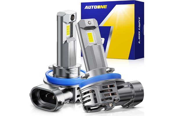 AUTOONE H11/H9/H8 LED Bulb, 1000% Brighter Headlight Bulbs Replacement for High Beam or Low Beam, Canbus Ready Longer Lifespa