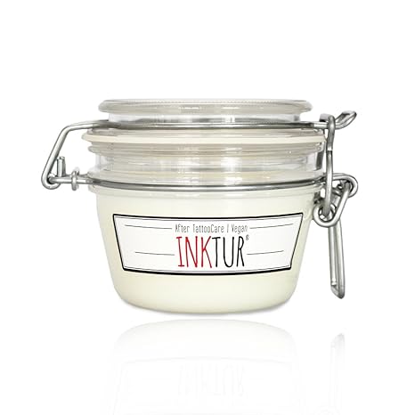 INKtur® Tattoo Salbe 125 ml - vegane Tattoo Creme zur Pflege nach dem Tätowieren