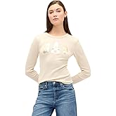 GAP Women's Long Sleeve Waffle Knit T-Shirt
