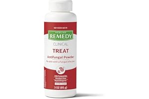 Medline Remedy Phytoplex Antifungal Powder, Skin Treatmeant with Miconazole Nitrate, Lightly Scented, 3-oz Bottle