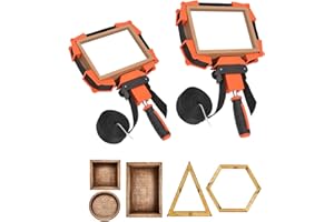 2 Packs Corner Clamps for Woodworking, 13 FT Belt Band Strap, Quick Release Band Clamps with 4 Corner Claws, Adjustable Pictu