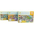 Odd Pieces Mystery Jigsaw Puzzle-1,000 Pcs Mystery Puzzle with Storytelling Comics, Secret Ending-Puzzle for Adults & Kids –19.7'' x 27.6'' Frameable Magic Puzzle Art (3 Pack Bundle-Series 2)