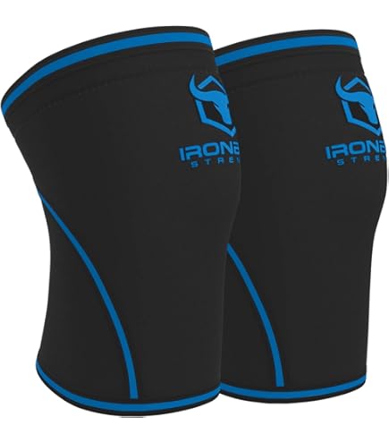Amazon.com: LiftingLarge Titan TKS 7mm Knee Sleeves USPA - IPL