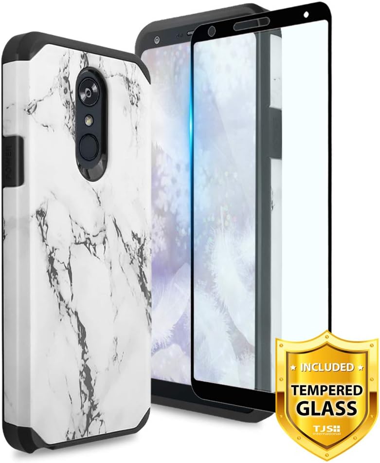 Best Lg Stylo 3 Plus Case White Marble