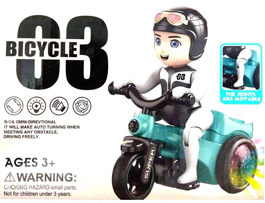 Kids Stunt Bicycle Toy for Kids Light 