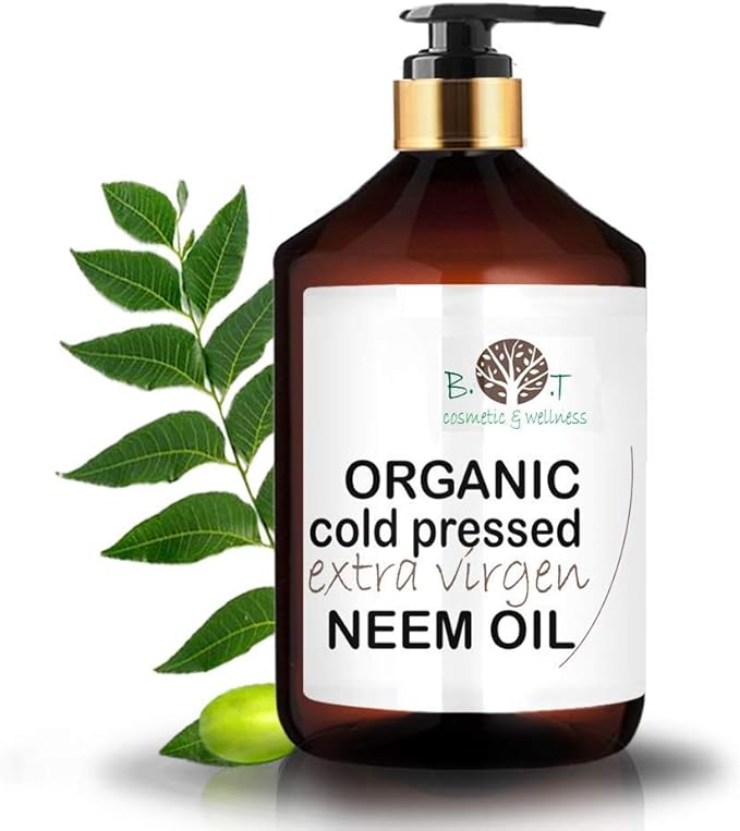 Huile de Neem Native Huile végétale Première Pression à Froid 100 Pure Non Raffinée (500 ml
