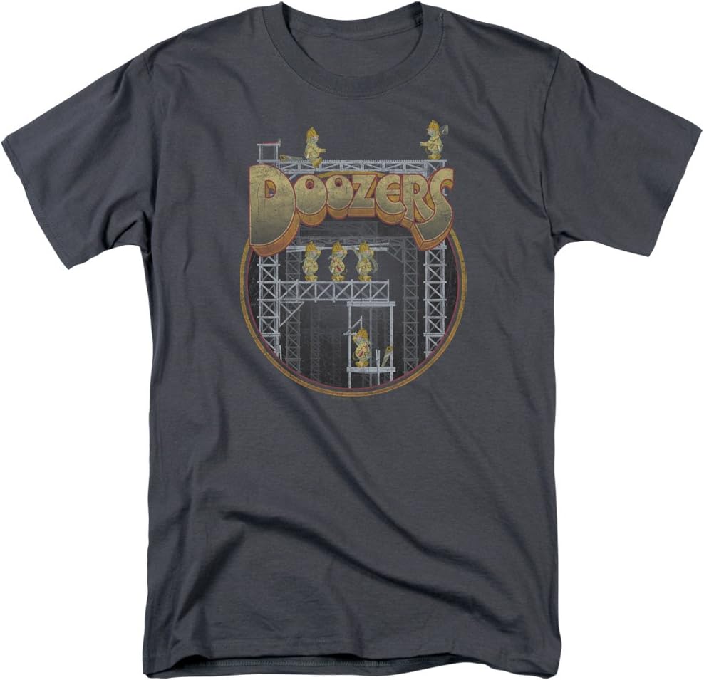 Fraggle Rock Jim Henson's TV Series Doozers Construction Adult T-Shirt Tee