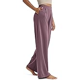 ODODOS Modal Soft Wide Leg Pants for Women High Waist Casual Relaxed Pants with Pockets-27/29"/ 31" Inseam