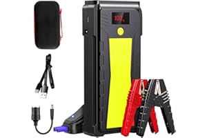 BIZEWO Jump Starter - 3 in 1 Car Battery Jump Starter - 2500A 12V 21000mAh Portable Charger, Jump Box, Battery Booster Pack with LCD Display (for 8L Gas/6.5L Diesel), Camping Gifts for Men