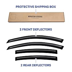 Window Visors Rain Guards Shield for 2010 2011 2012