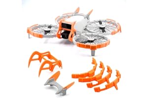 XinGeeek Drone Protector Kit for Flip,Propeller Bumper Ring Gimbal Bumper and Flight Tail Anti-scratch Protection for Flip (Orange)